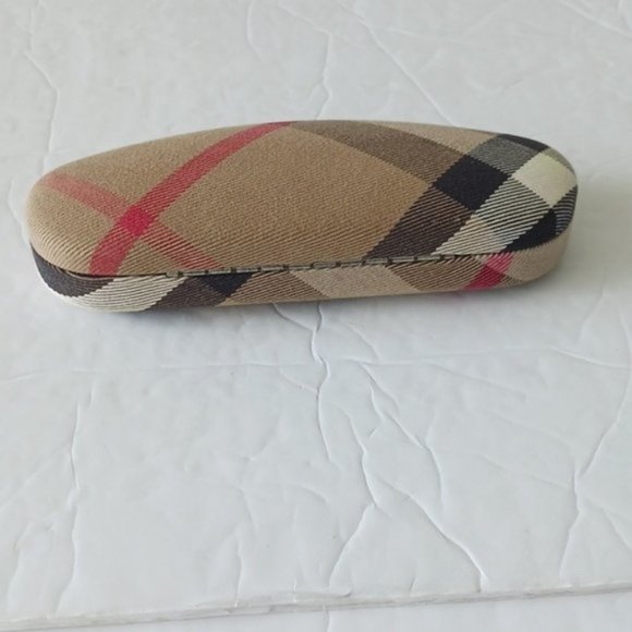 Burberry Check Hard Shell case for eyeglasses made in Italy - Picture 6 of 9